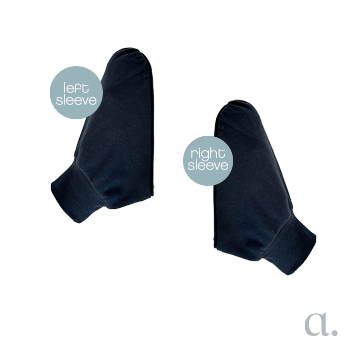 Audrey Sleeves | Blue