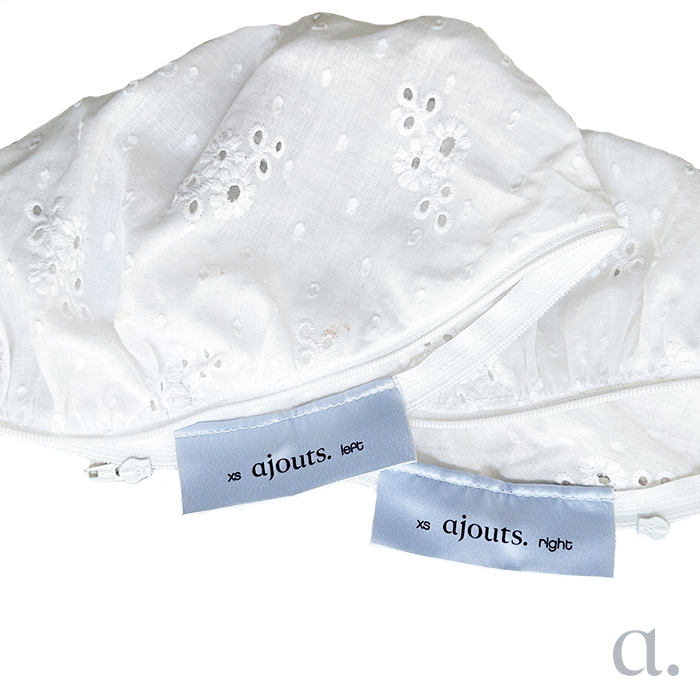 Brigitte Cap Sleeves | White Eyelet