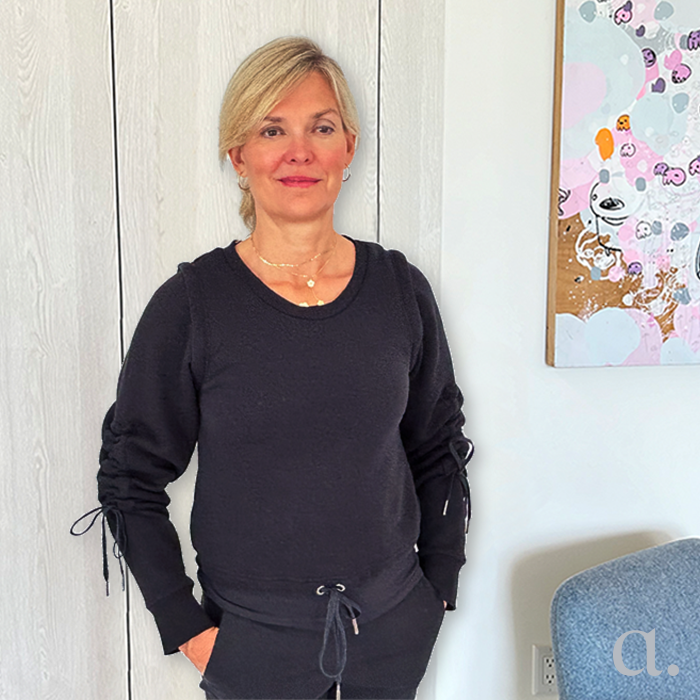 Lily Vest | Organic Black Fleece