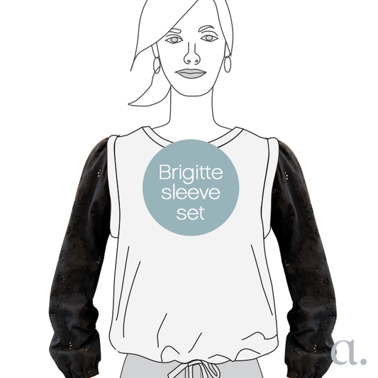 Brigitte Sleeves | Black Eyelet
