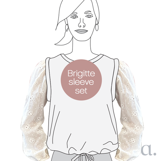Brigitte Sleeves | White Eyelet