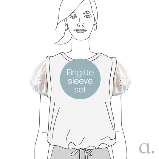 Brigitte Cap Sleeves | White Eyelet