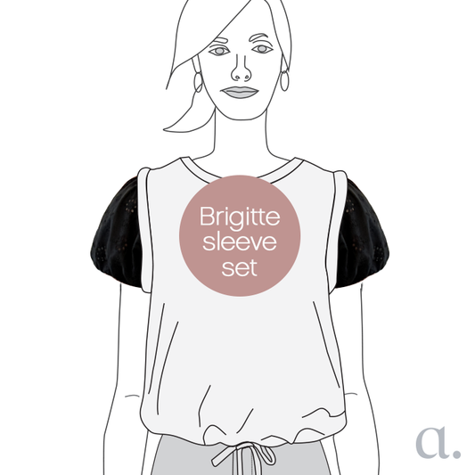 Brigitte Cap Sleeves | Black Eyelet