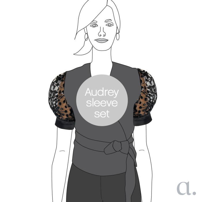 Celine Sleeves | Black Lace Sequin