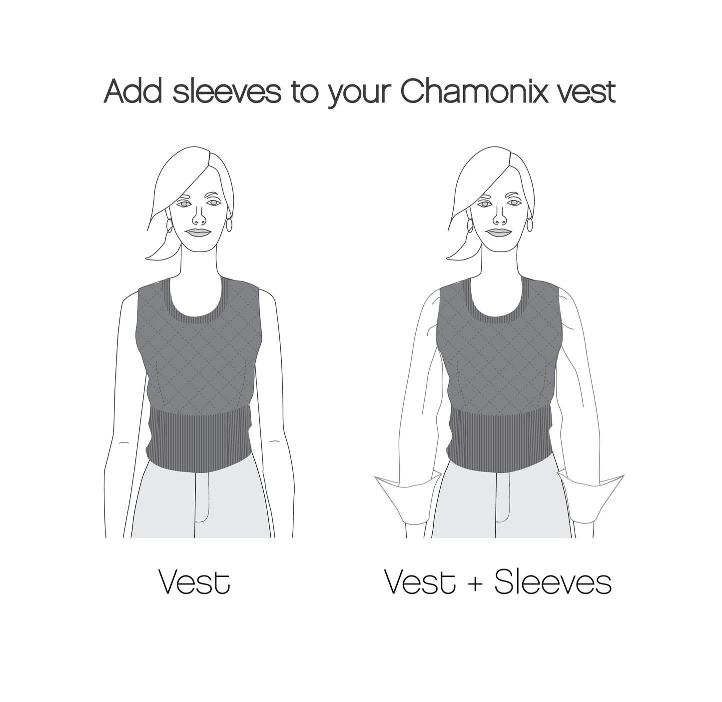 Chamonix Vest | Black Puff