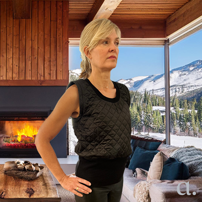 Chamonix Vest | Black Puff