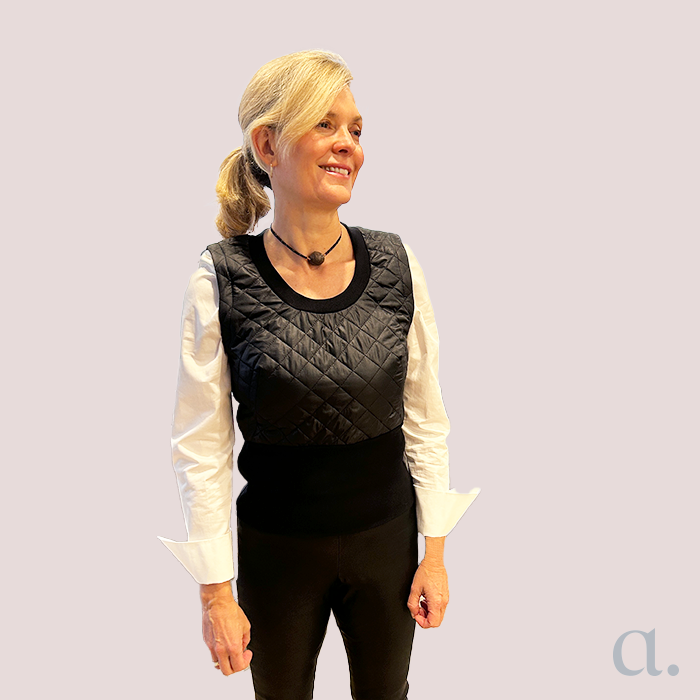 Chamonix Vest | Black Puff